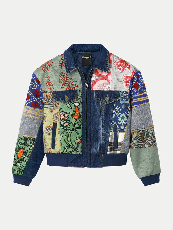 Desigual Desigual Kurtka jeansowa Amsterdam 24WWED32 Kolorowy Regular Fit