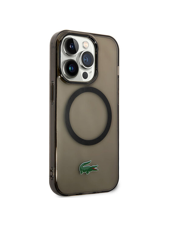 Lacoste Lacoste Etui na telefon iPhone 14 Pro Czarny