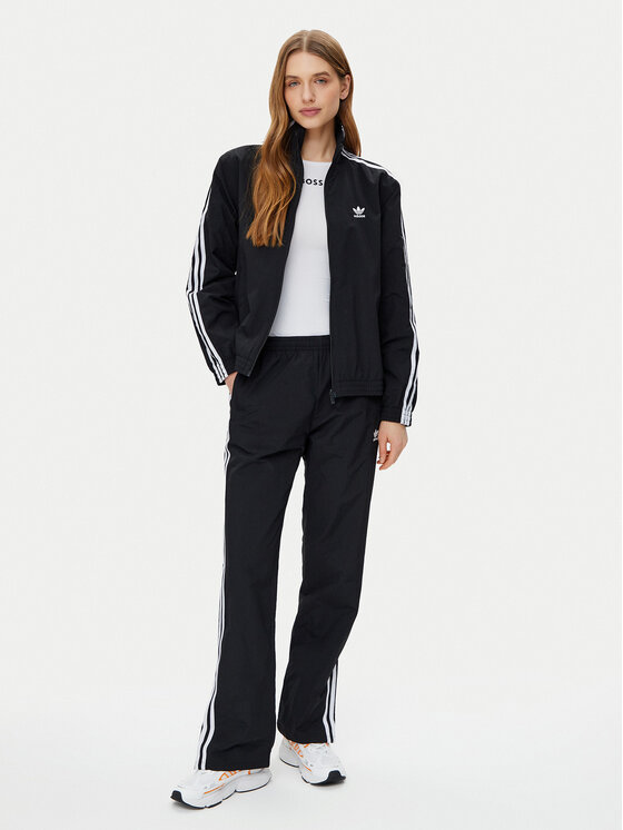 adidas adidas Pantaloni da tuta Woven JD5335 Nero Loose Fit