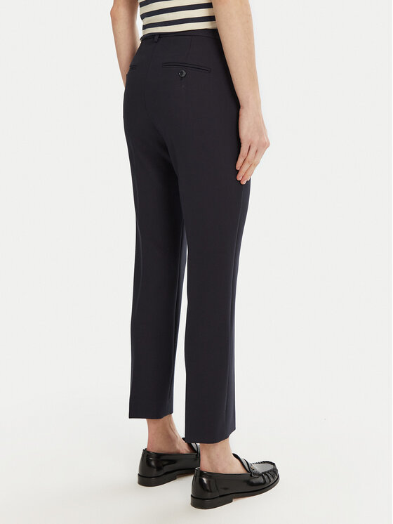 Weekend Max Mara Weekend Max Mara Pantaloni chino Rana 2515131031 Blu scuro Regular Fit