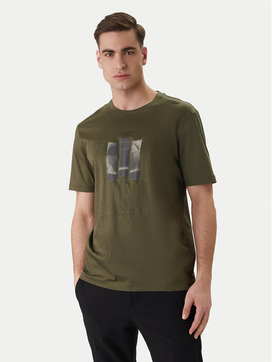 BOSS BOSS Футболка PS Spirit70 Grx 50559811 Зелений Regular Fit