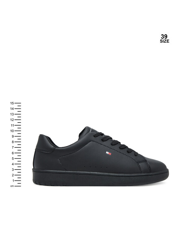 Tommy Hilfiger Tommy Hilfiger Sneakersy Low Cut Lace-Up T3X9-34073-1355 Čierna