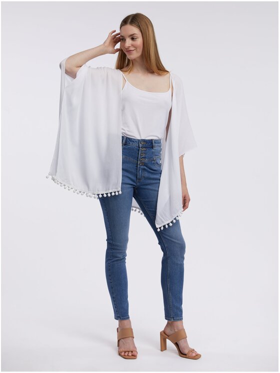 Orsay Orsay Kardigan 926104000000__UNI Biały Regular Fit