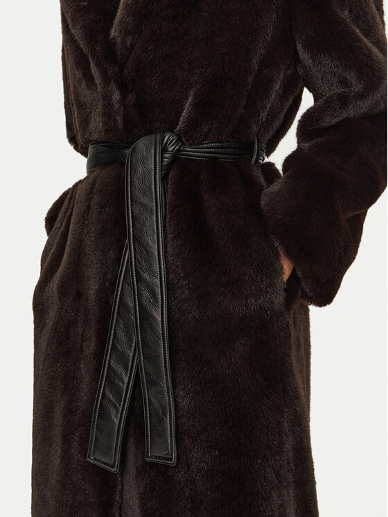 PINKO PINKO Kožušina COMORE 103824 A1ZM M28 Hnedá Regular Fit