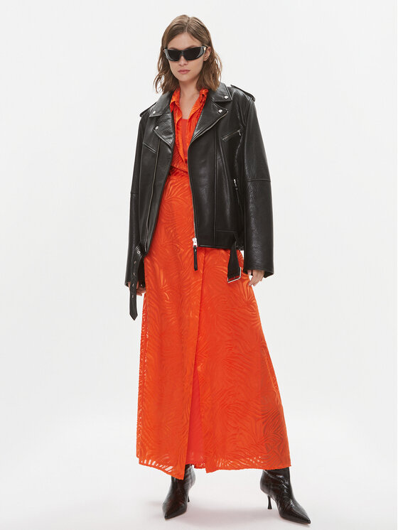 PINKO Pinko Ежедневна рокля Stringa 101593 A123 Оранжев Regular Fit