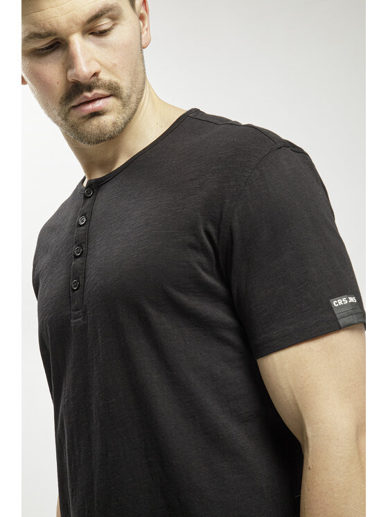 Cross Jeans Cross Jeans T-Shirt 15950-020 Czarny Regular Fit