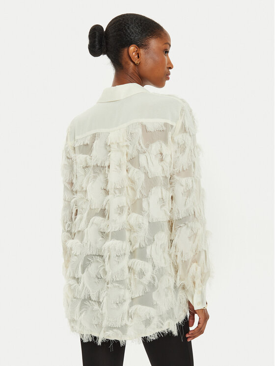 Marella Marella Camicia Douglas 2423116022 Écru Regular Fit