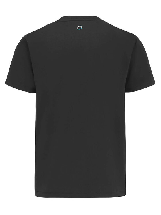 Mercedes AMG Petronas F1 Mercedes AMG Petronas F1 T-Shirt Logo Czarny Regular Fit