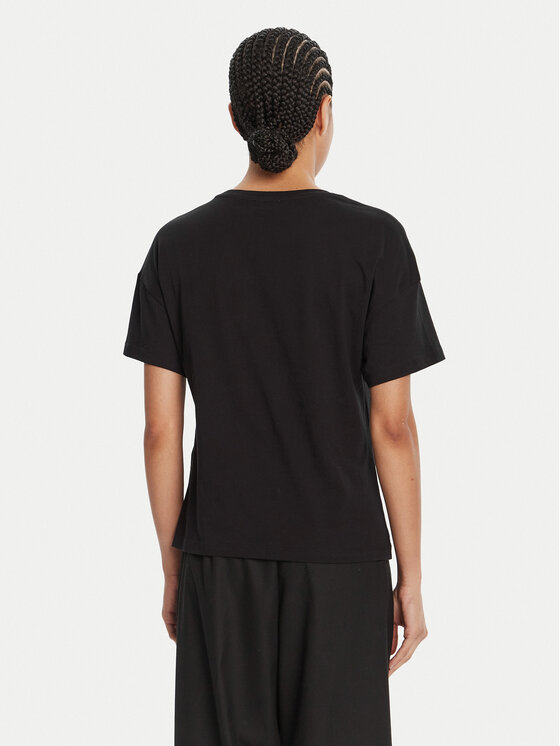 Liu Jo Liu Jo T-särk MF5416 JS923 Must Regular Fit