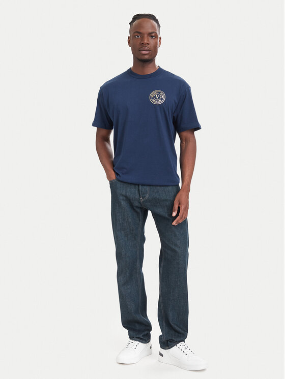 Versace Jeans Couture Versace Jeans Couture Футболка 80GAHT04 CJ00T Cиній Regular Fit
