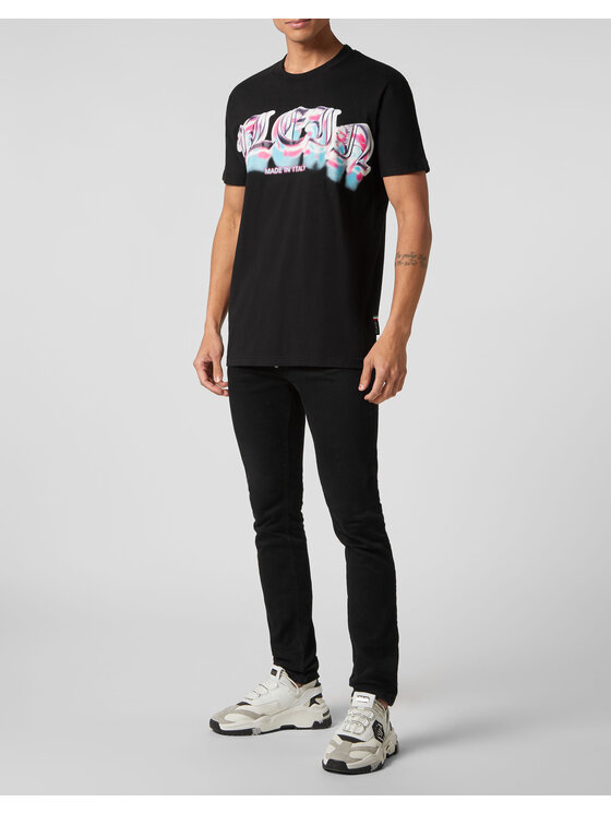 PHILIPP PLEIN PHILIPP PLEIN T-shirt 1345 Nero Regular Fit