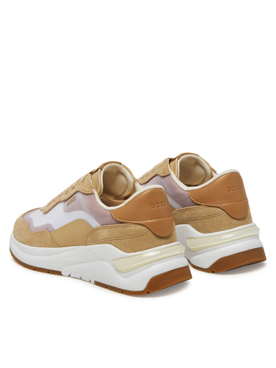 BOSS BOSS Sneakersy Skylar Runn 50541617 Beżowy