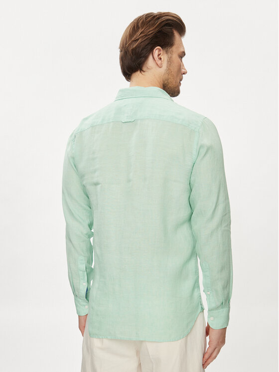 Tommy Hilfiger Tommy Hilfiger Camicia MW0MW34602 Verde Regular Fit