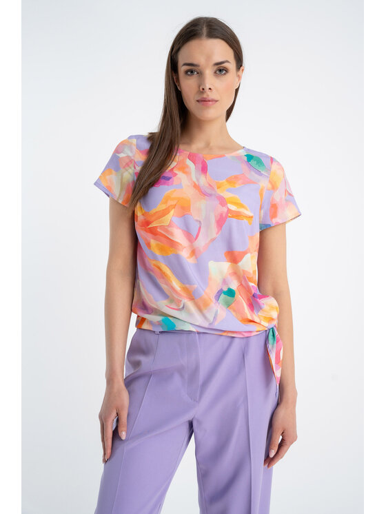 CLICK CLICK Μπλουζάκι 10-6838 Έγχρωμο Jazzy Fit