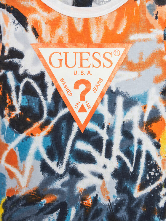 Guess Guess Romper P4GG00 K6YW1 Barevná Regular Fit