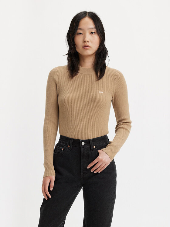 Levi's® Levi's® Пуловер A0719-0017 Бежов Slim Fit