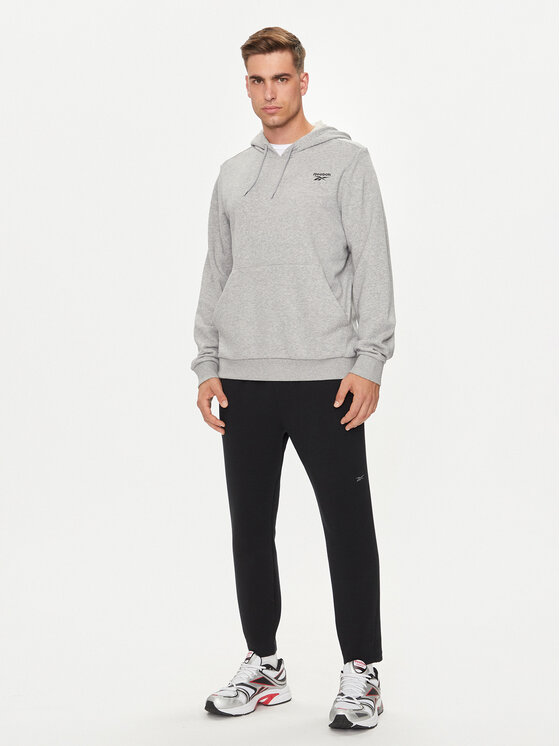 Reebok Reebok Світшот Left Chest 100067634 Сірий Regular Fit