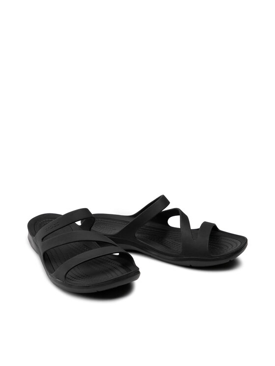 Crocs Crocs Iešļūcenes Swiftwater Sandal W 203998 Melns
