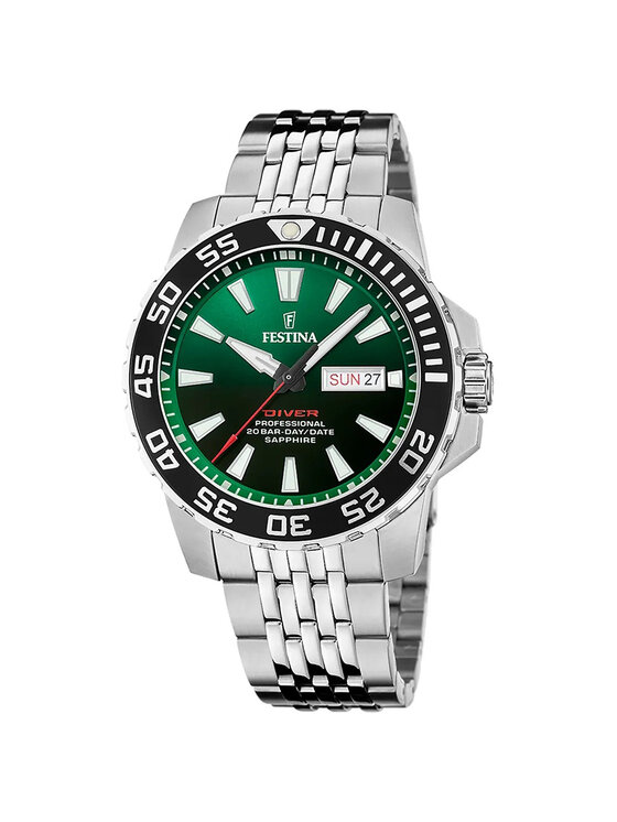 Festina Festina Zegarek F20661-2 Srebrny