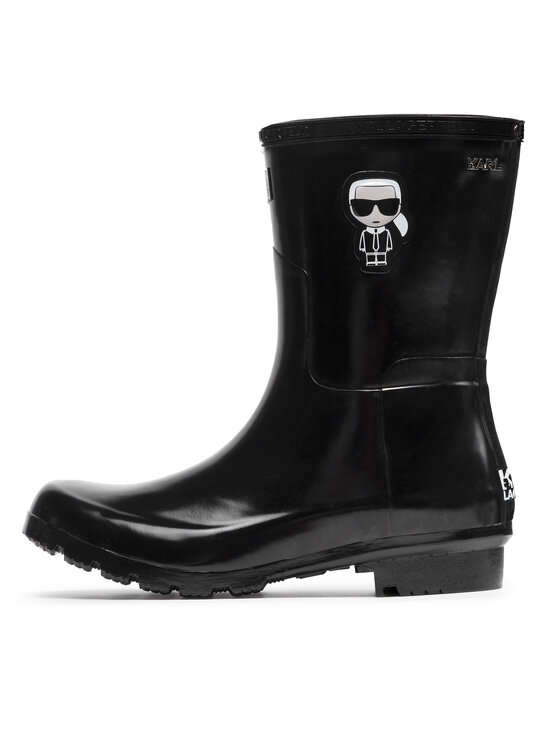 KARL LAGERFELD KARL LAGERFELD Cizme de cauciuc KL47073 Negru