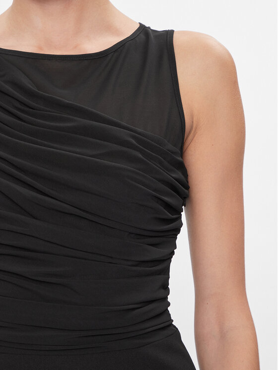 DKNY DKNY Cocktail obleka DD3KP365 Črna Regular Fit