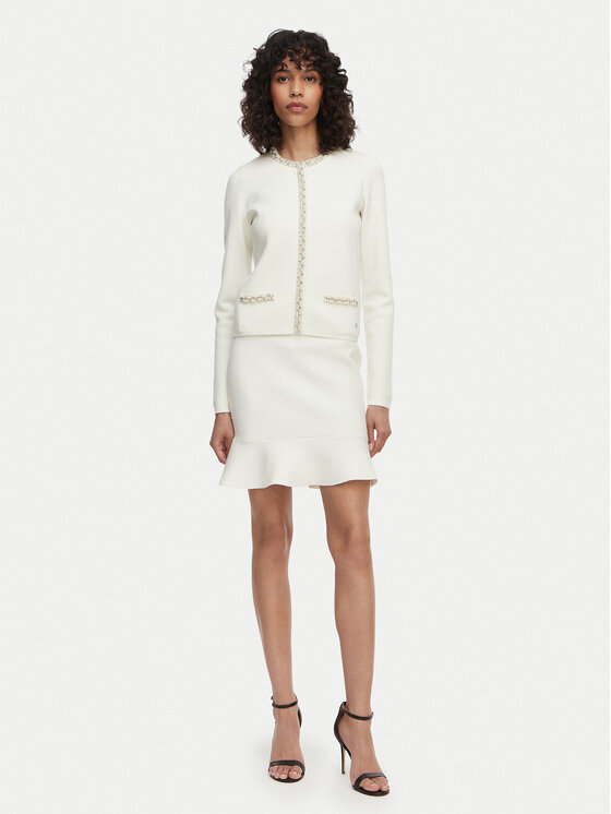 Guess Guess Cпідниця-міні W6RD75 Z4422 Écru Regular Fit