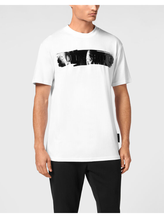Plein Sport Plein Sport T-Shirt 18771 Biały Regular Fit