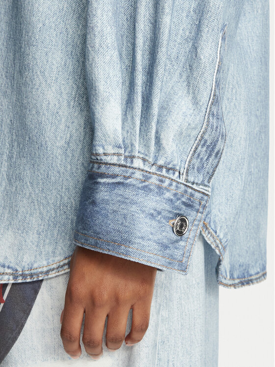 Liu Jo Liu Jo Hemd Selected by Gigi Hadid ZB7302 T055B Blau Regular Fit