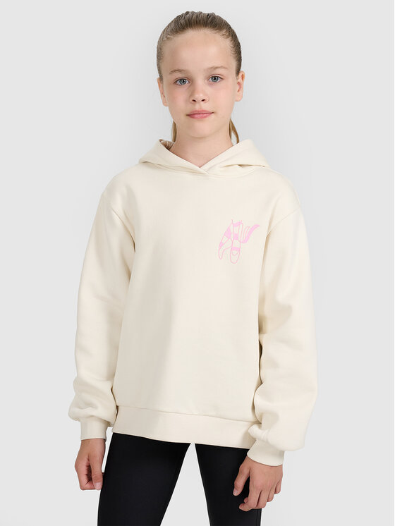4F 4F Bluza URBAN COMMUTER Biały Oversize