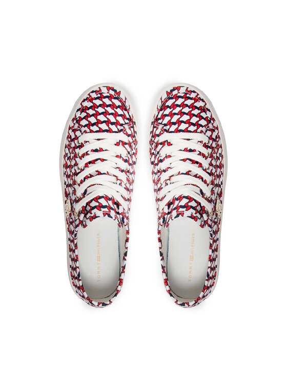 Tommy Hilfiger Tommy Hilfiger Tenisice Th Corporate Vulc Sneaker FW0FW05804 Crvena