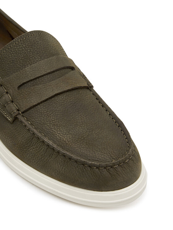 Tommy Hilfiger Tommy Hilfiger Mocasini Nubuck P Loafer FM0FM05350 Kaki