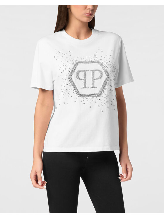 PHILIPP PLEIN PHILIPP PLEIN T-Shirt 23595 Biały
