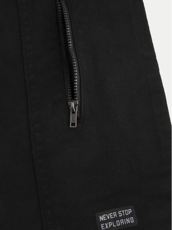 Coccodrillo Coccodrillo Παντελόνι υφασμάτινο WC4119102NAJ Μαύρο Slim Fit