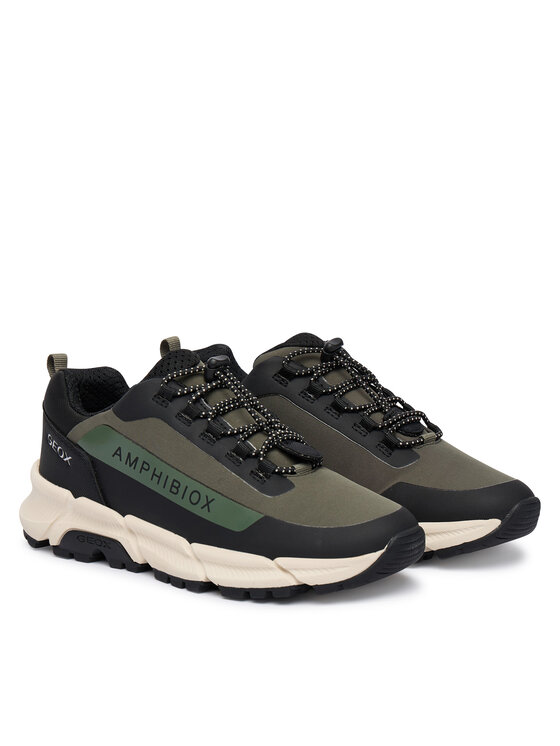 Geox Geox Sportcipők J Flexyper Plus Boy B Abx J46LCC 0FU50 C0498 S Sötétzöld