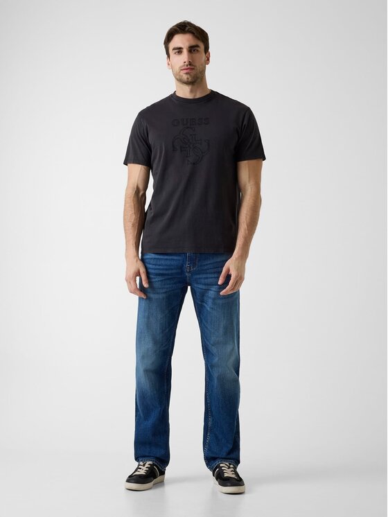 Guess Guess T-Shirt 183046 Černá Classic Fit