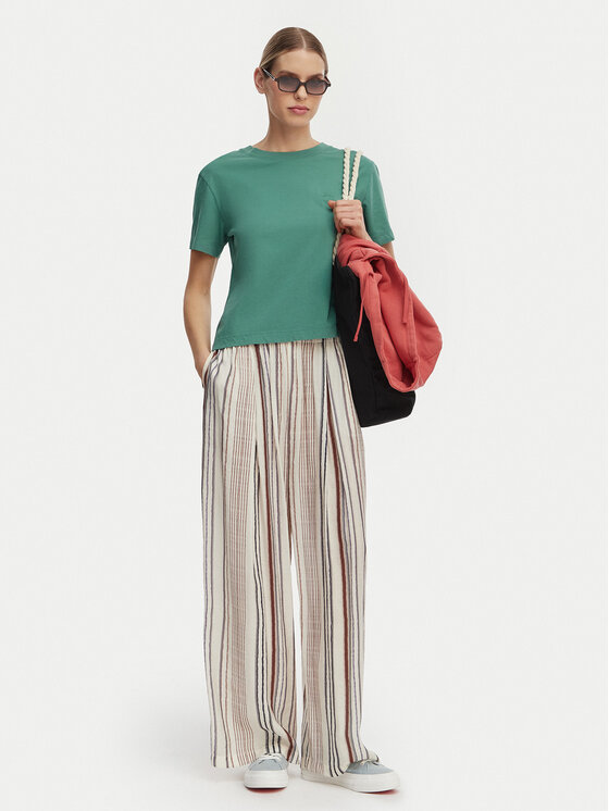 Quiksilver Quiksilver Majica Essential  EQWZT03196 Modra Regular Fit