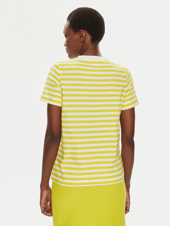 Tamaris Apparel Tamaris Apparel T-särk Dabra TAW0892 Kollane Regular Fit
