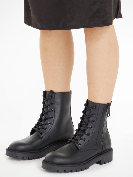 Calvin Klein Jeans Calvin Klein Jeans Traperid Combat Mid Laceup Boot Wn YW0YW01255 Must