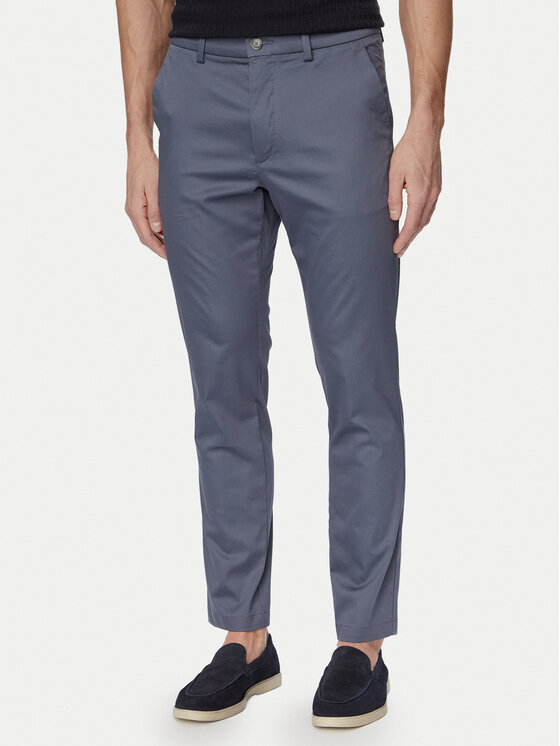 BOSS BOSS Текстилни панталони P-Kaiton1 50553841 Син Slim Fit