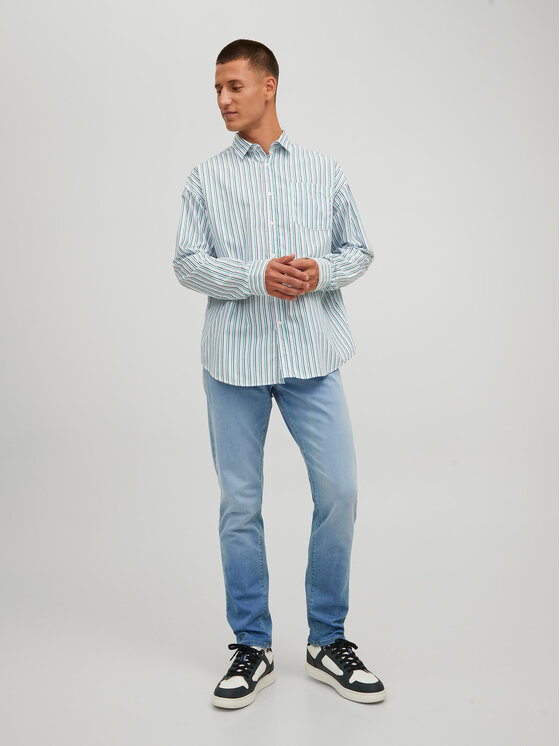 Jack&Jones Jack&Jones Jeans hlače Glenn 12224131 Modra Slim Fit