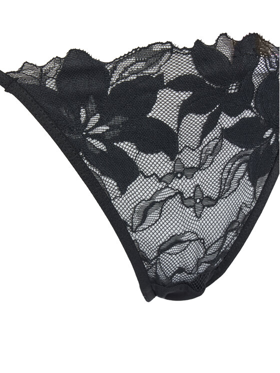Hunkemöller Hunkemöller Stringi Ingrid 300468 Czarny