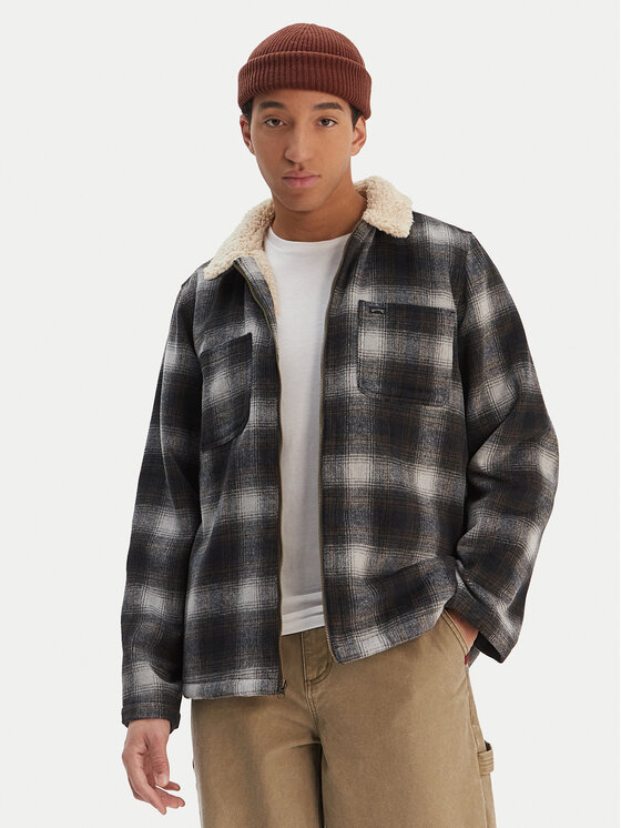 Billabong Billabong Πουκαμισοτζάκετ Hills Sherpa EBYJK00136 Γκρι Regular Fit