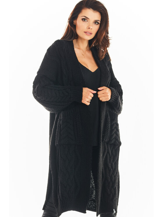Awama Awama Maglione A393 Nero Basic Fit
