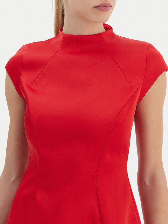 Bardot Bardot Kokteilikleit Delphi 59329DB2 Punane Slim Fit