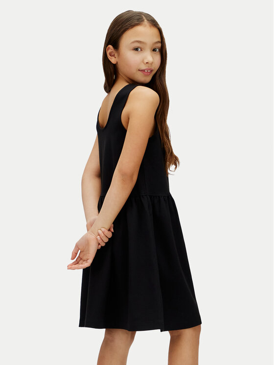 Calvin Klein Jeans Calvin Klein Jeans Sommerkleid LVCKSJH01G Schwarz Regular Fit