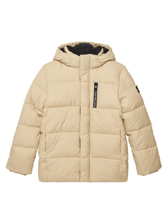 Calvin Klein Jeans Calvin Klein Jeans Giubbotto invernale Essential IB0IB01276 D Beige Regular Fit