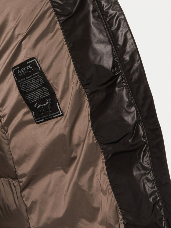 Geox Geox Zimní bunda Backsie W4628H T2843 F9000 Černá Regular Fit