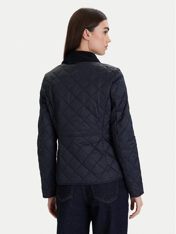 Barbour Barbour Demisezoninė striukė Deveron Quilted LQU1012NY71 Tamsiai mėlyna Regular Fit