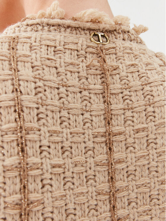 TWINSET TWINSET Strickjacke 232TP3630 Beige Regular Fit