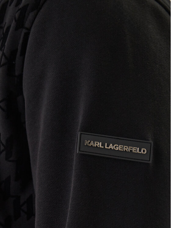 KARL LAGERFELD KARL LAGERFELD Pulóver 705002 561910 Fekete Regular Fit